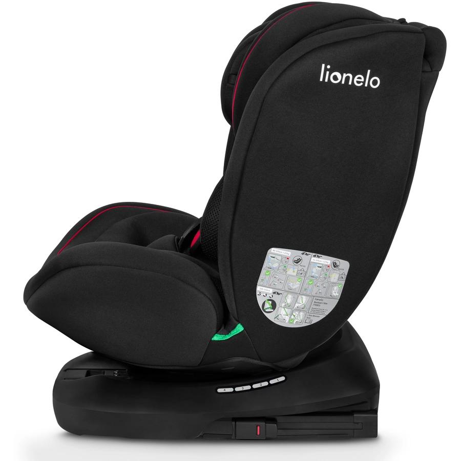 lionelo Kindersitz Bastiaan i-Size Black Red