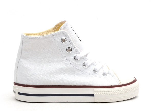 Victoria boots bottine enfant tribu botin lona 106500 blanc