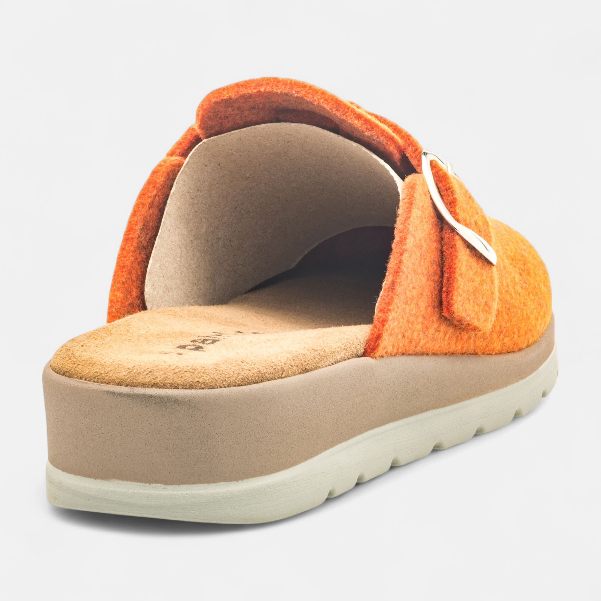 Pantoufles sabots Femme orange