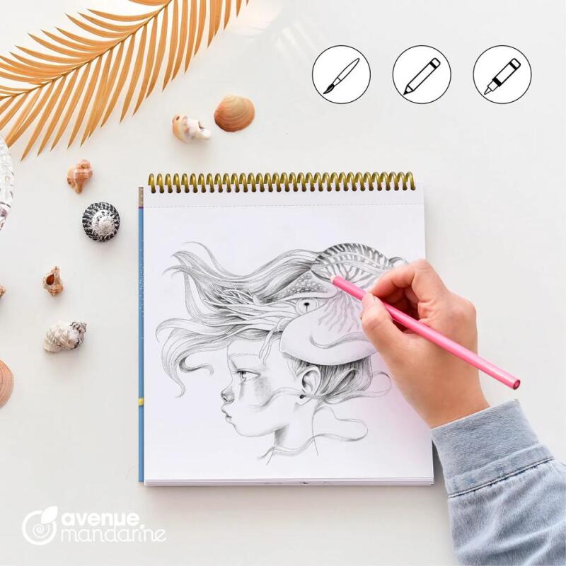 Carnet de coloriage Wild 6 - Bleu