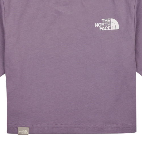 The North Face - GIRLS S/S CROP SIMPLE DOME TEE - Violet