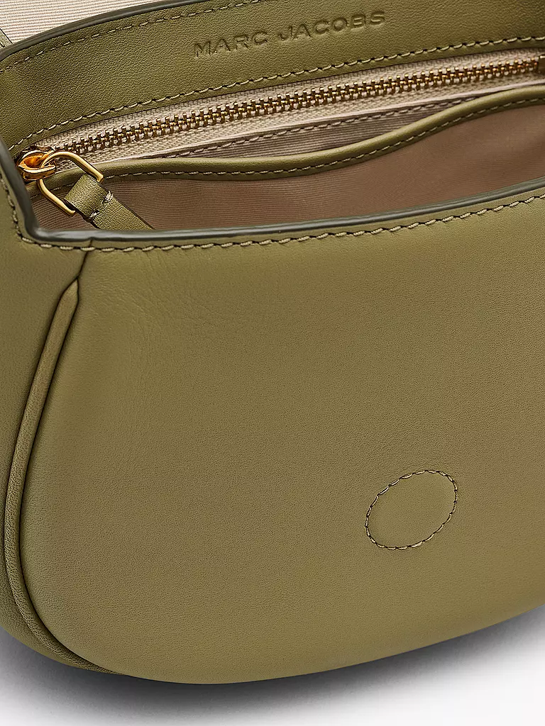 MARC JACOBS Ledertasche - Mini Bag THE SMALL SADDLE BAG olive