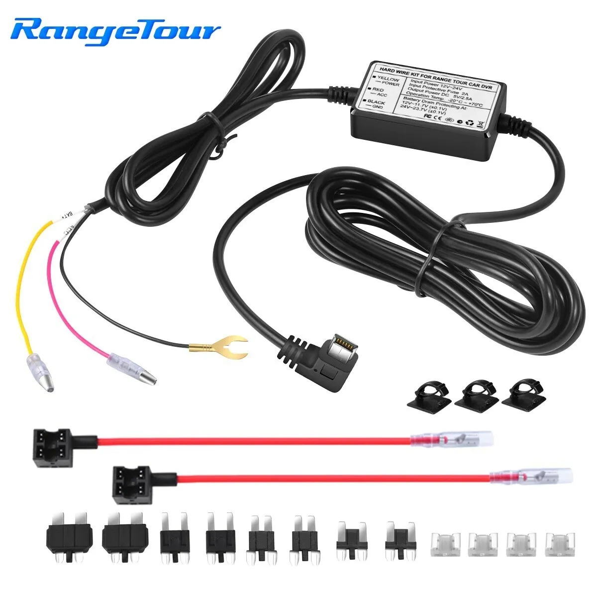 Kit de câblage DVR de voiture + GPS