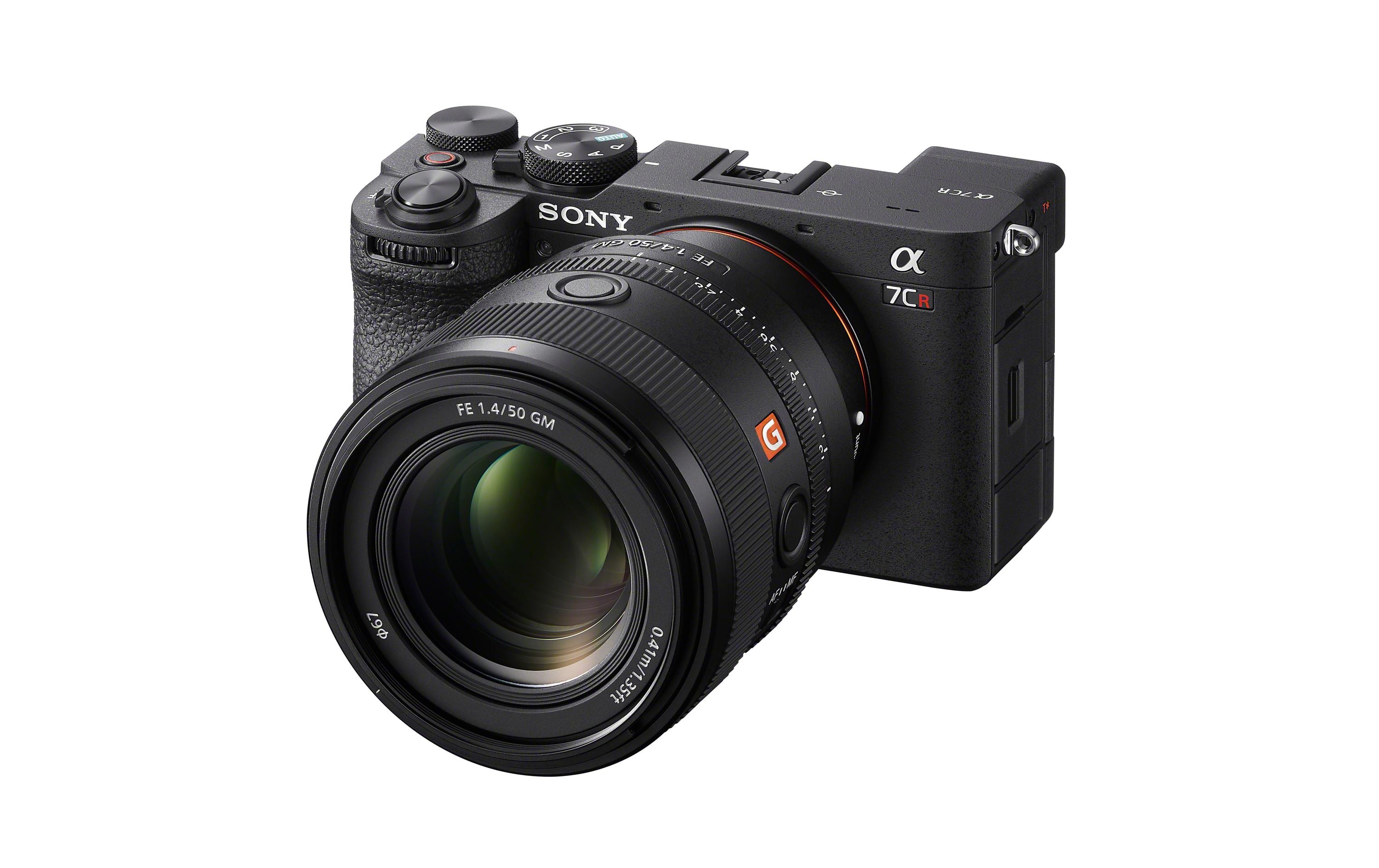 Fotokamera Alpha 7CR Schwarz<br>Spiegellose Vollformat-Wechselobjektivkamera (kompakt, 61 Mpx, Echtzeit-Autofokus, 4K 60p)