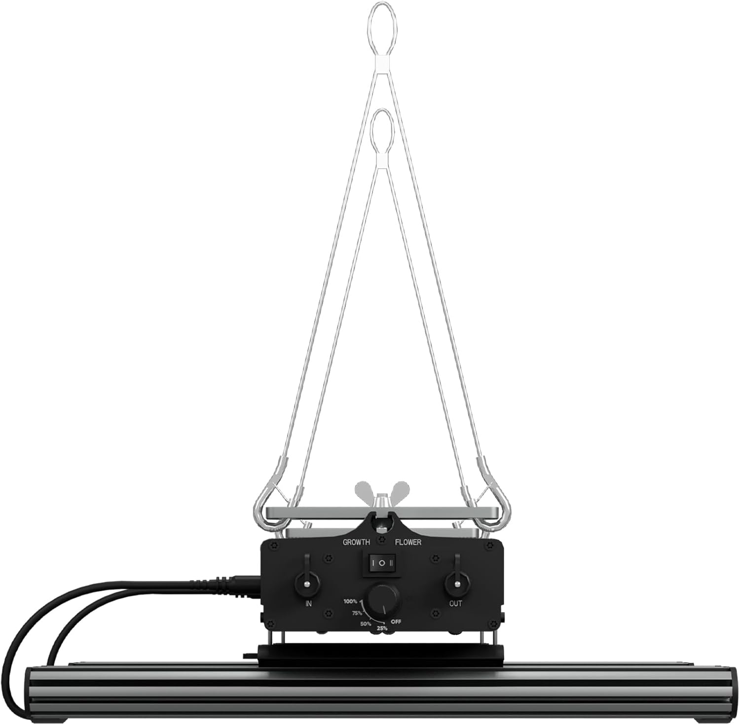 160W Greenception GCx-4 PWR Grow LED Pflanzenlampe - ideales Pflanzenlicht mit UV & IR für maximale Wirkstoffe und Terpene - Seperater Modus für Wachstum & Blüte