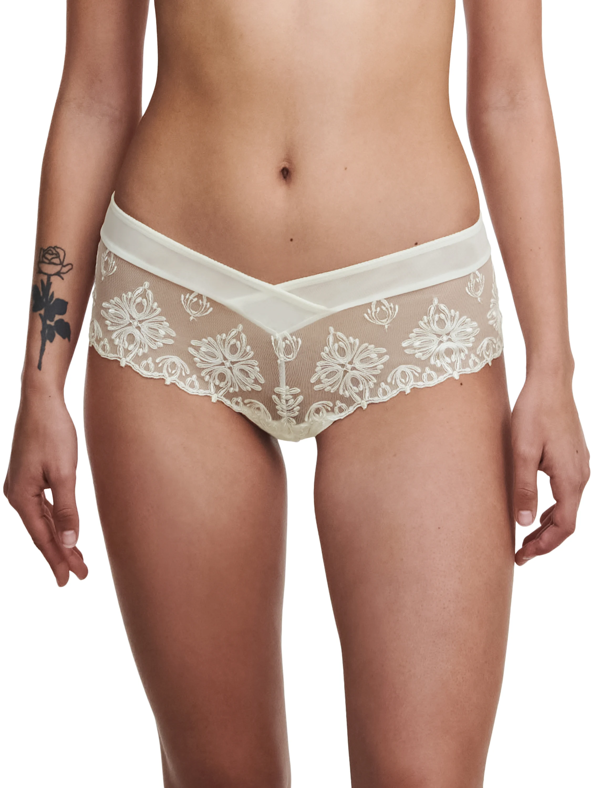 CHAMPS ELYSEES - Shorty broderie italienne | Beige