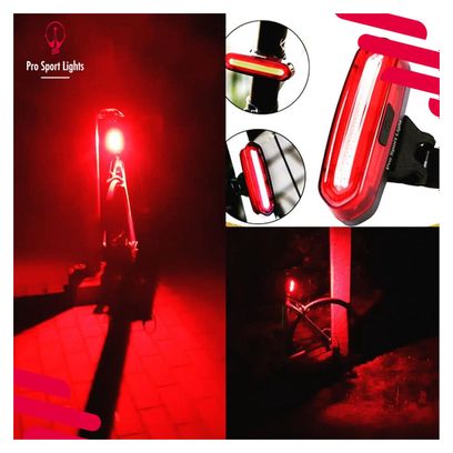 1200 Lumen et 120 Lumen Pro Sport Lights Kit de lumières LED pour vélo