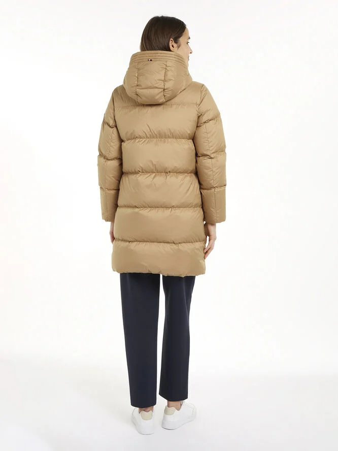 Tommy Hilfiger HW DOWN CASUAL COAT Classic khaki