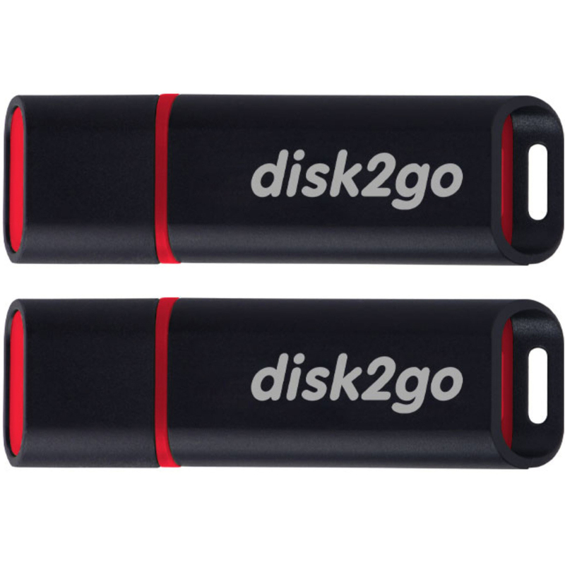 disk2go USB-Stick passion, 8 GB, USB 2.0, 2 Stück