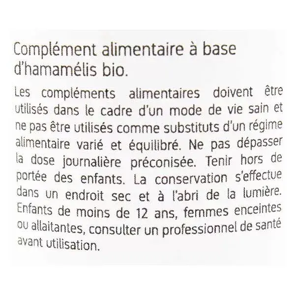 Nat & Form Bio Hamamélis 200 gélules végétales