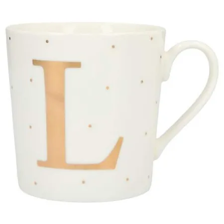 Depesche Porzellan Becher mit Buchstaben - L