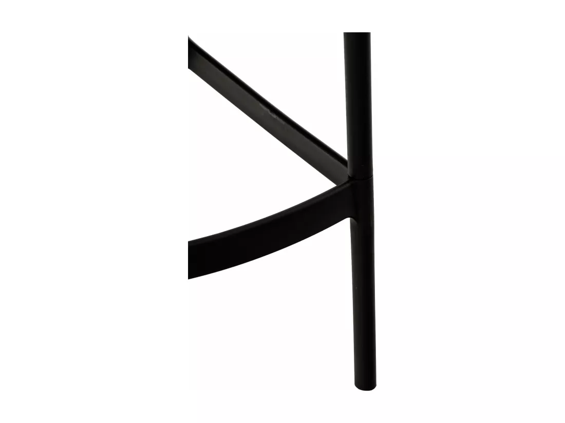 Lot de 2 Tabouret de bar - Plastique & Plastique - Noir - Air