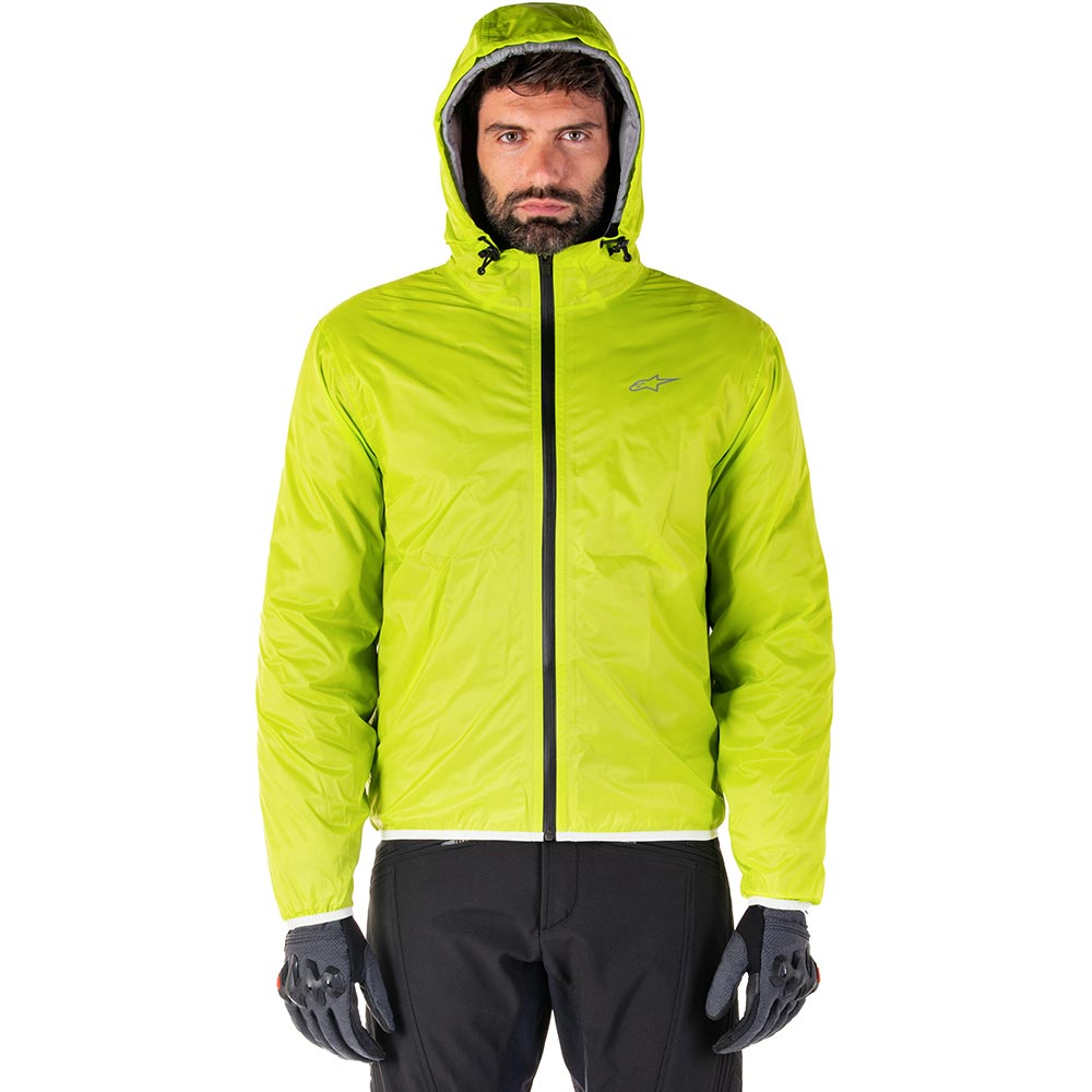 Alpinestars - Blouson Mohobbs Waterproof Gris / Jaune fluo
