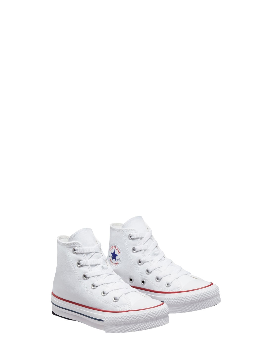 converse sneakers compensées montantes femme eva lift hi blanc