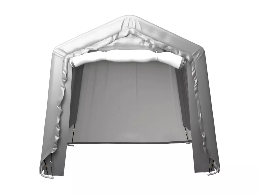 Tente de rangement 240x240 cm Acier Gris