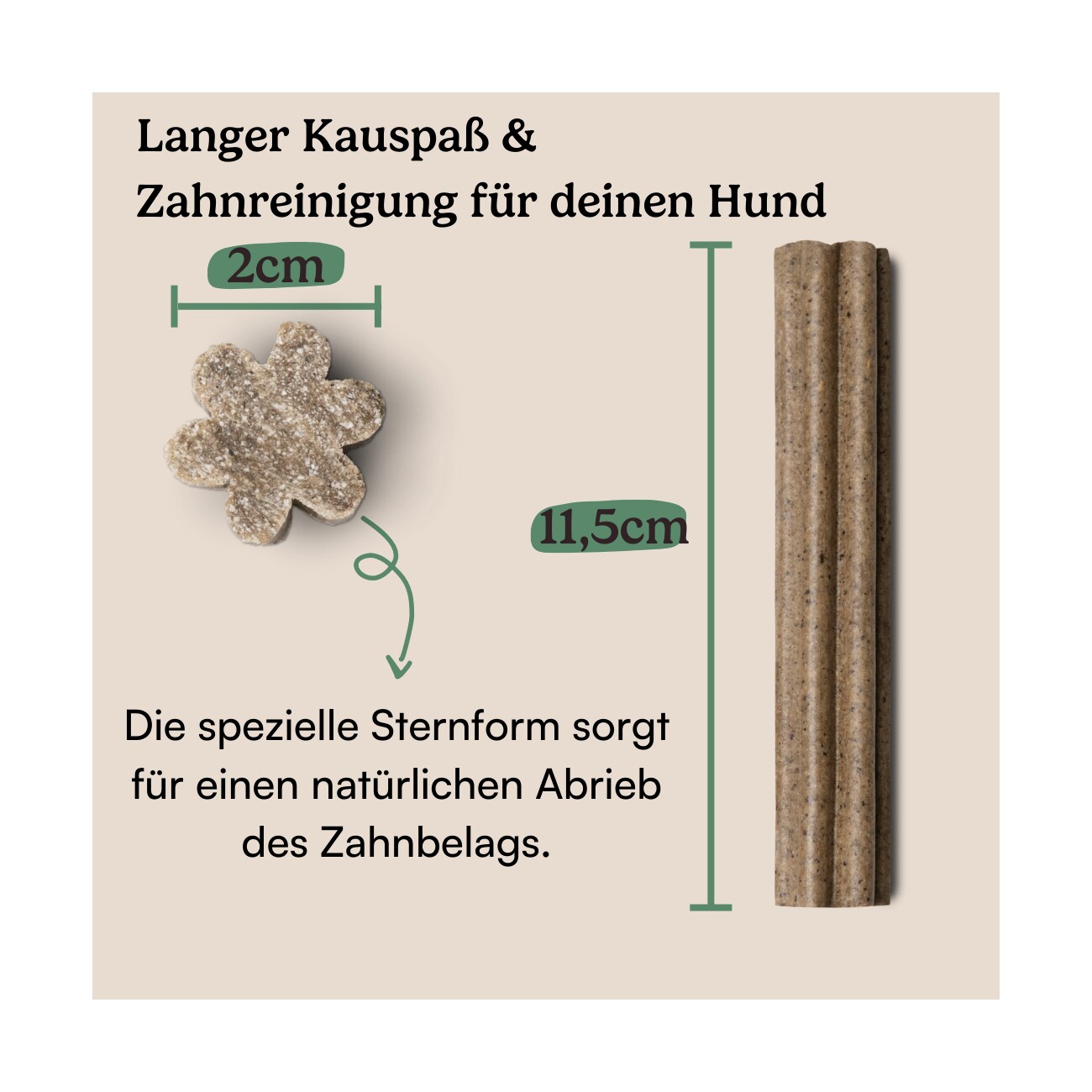 Hunderunde Traumfänger Dental Sticks – vegane Zahnpflege 360 g