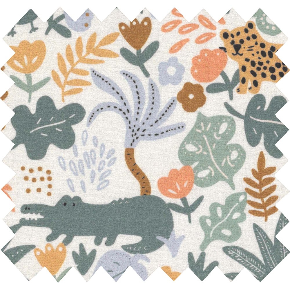 Coupon Tissu 50 Cm Baby Jungle