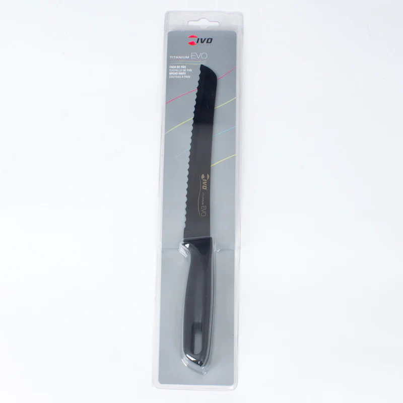 Couteau à pain lame 20.5cm en titanium Table passion