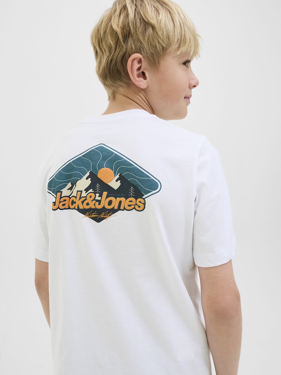 JACK & JONES JUNIOR<br>Camiseta de manga curta, 10-16 anos