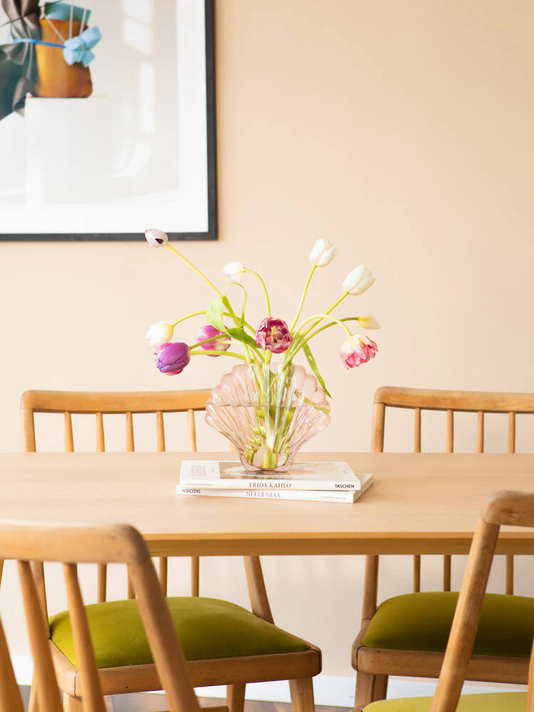 Doiy  Seashell vase - Pink