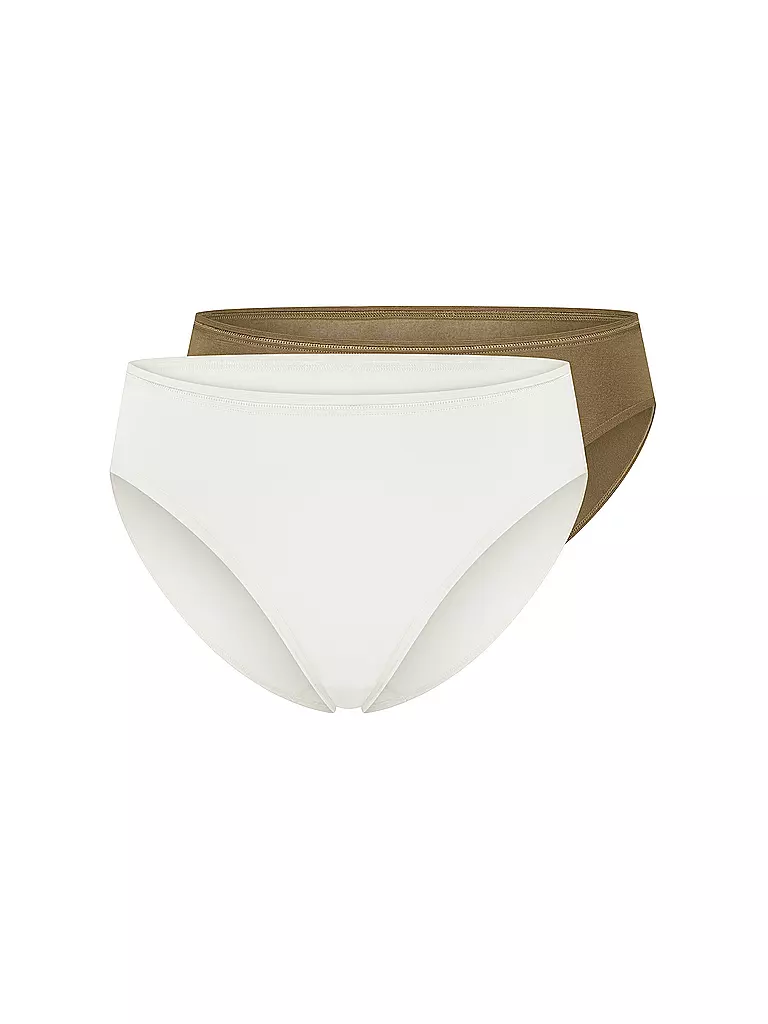 SCHIESSER Slips 2er Pkg. olive