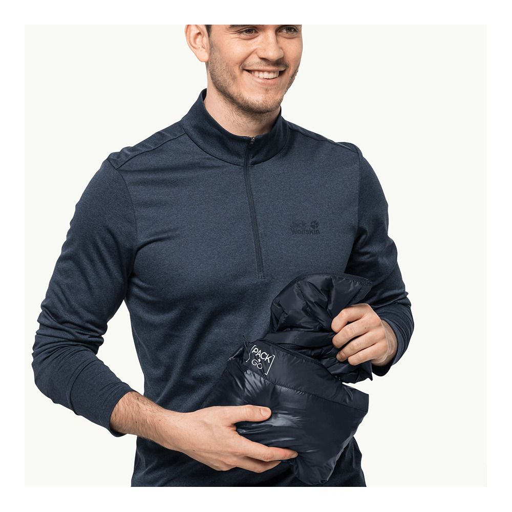 Jack Wolfskin PACK & GO - Doudoune Homme night blue