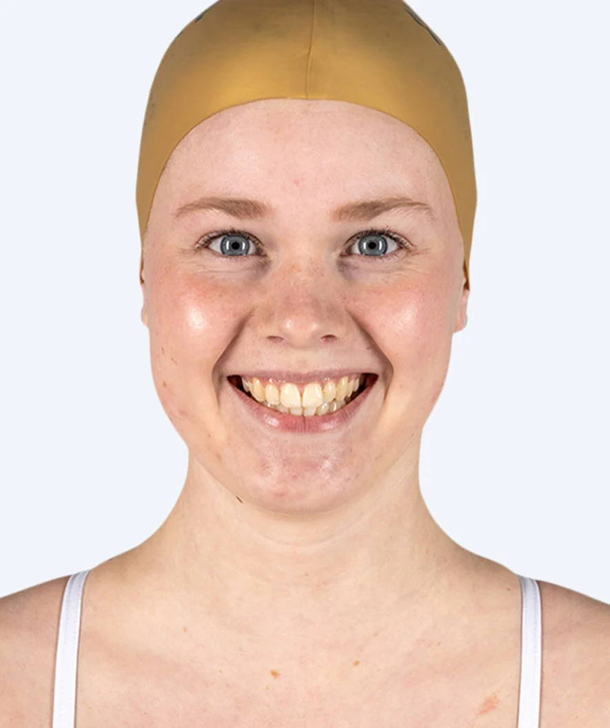 Watery badehætte (fra 10 år) - Signature - Guld