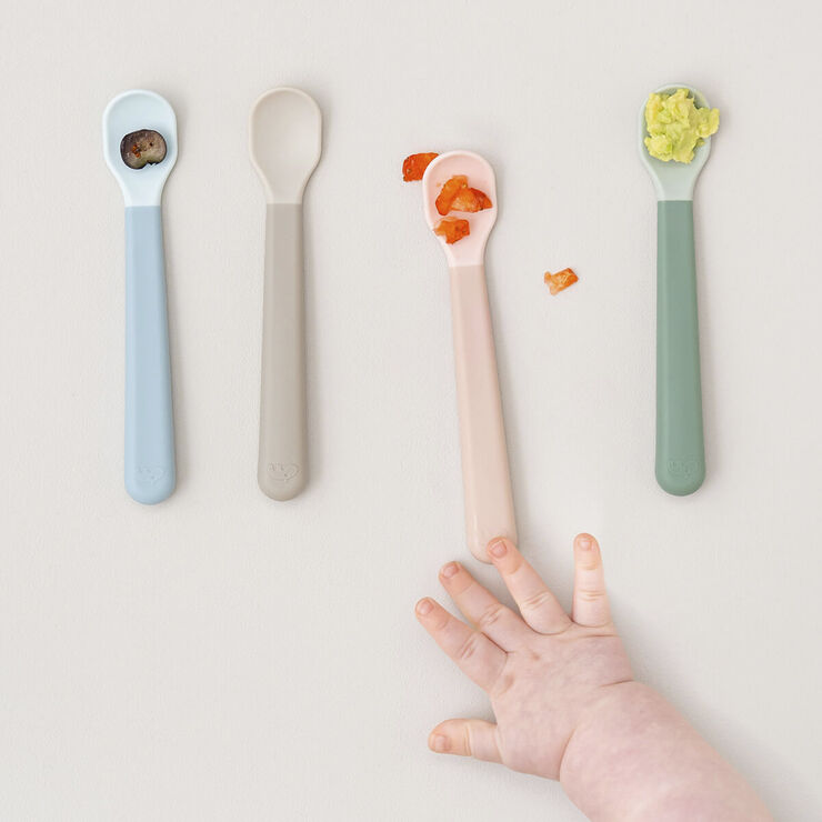 Done by Deer Foodie easy-grip babyske 3-pak Sand Sand