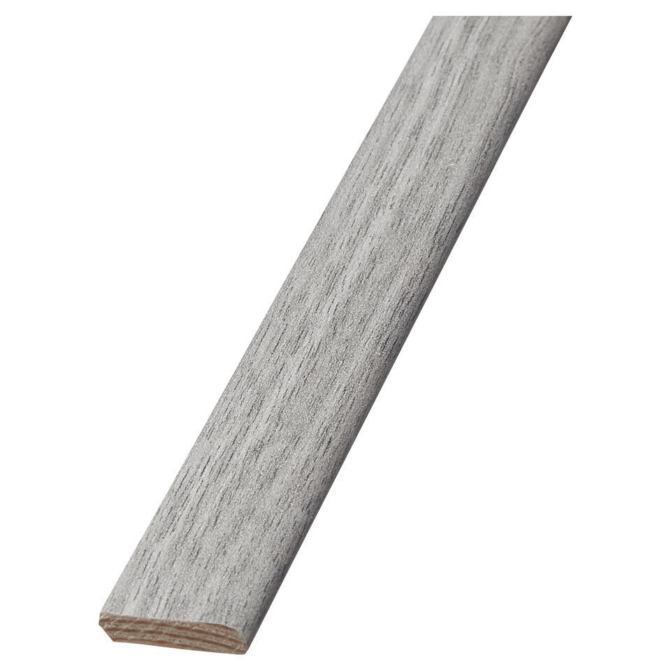Plakplint Grijs Eiken MDF 2,4 cm