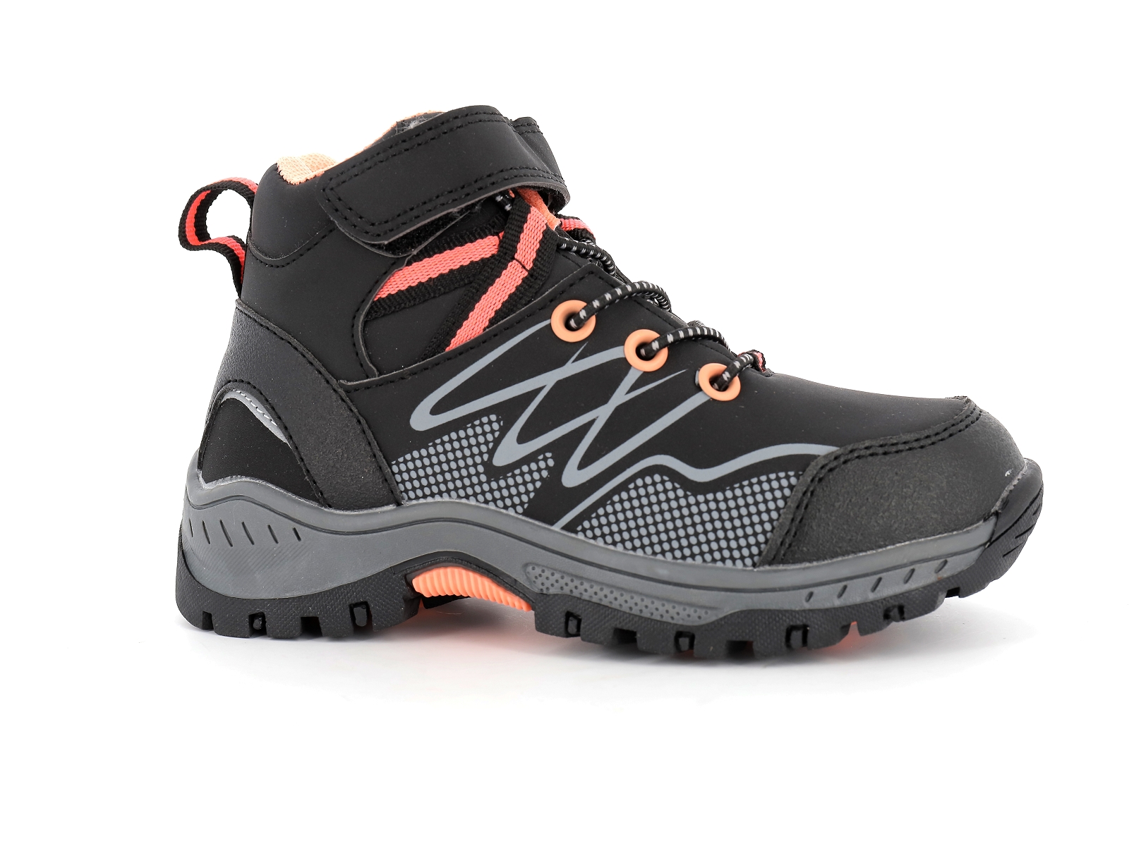 F brand-B337273 Matières combinées Noir Orange