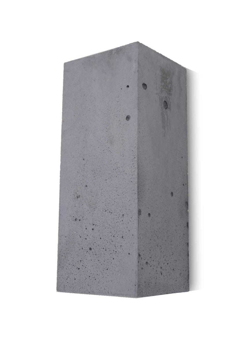 Betonnen wandlamp Guro antraciet H: 25 cm 10745