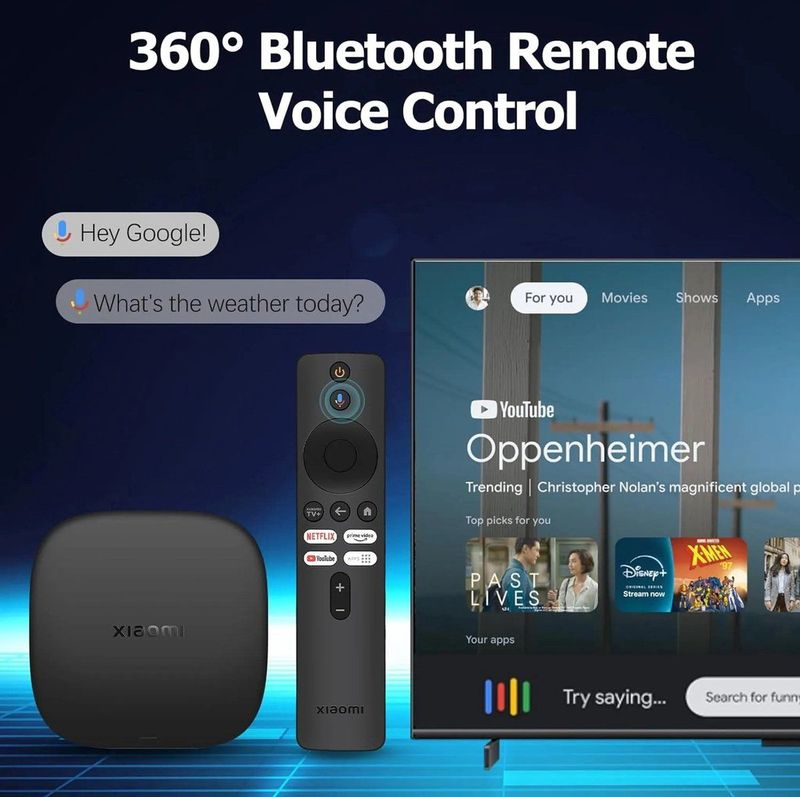 Xiaomi - Mi TV Box S - Streaming Hub - Zwart - 4K Dolby Vision