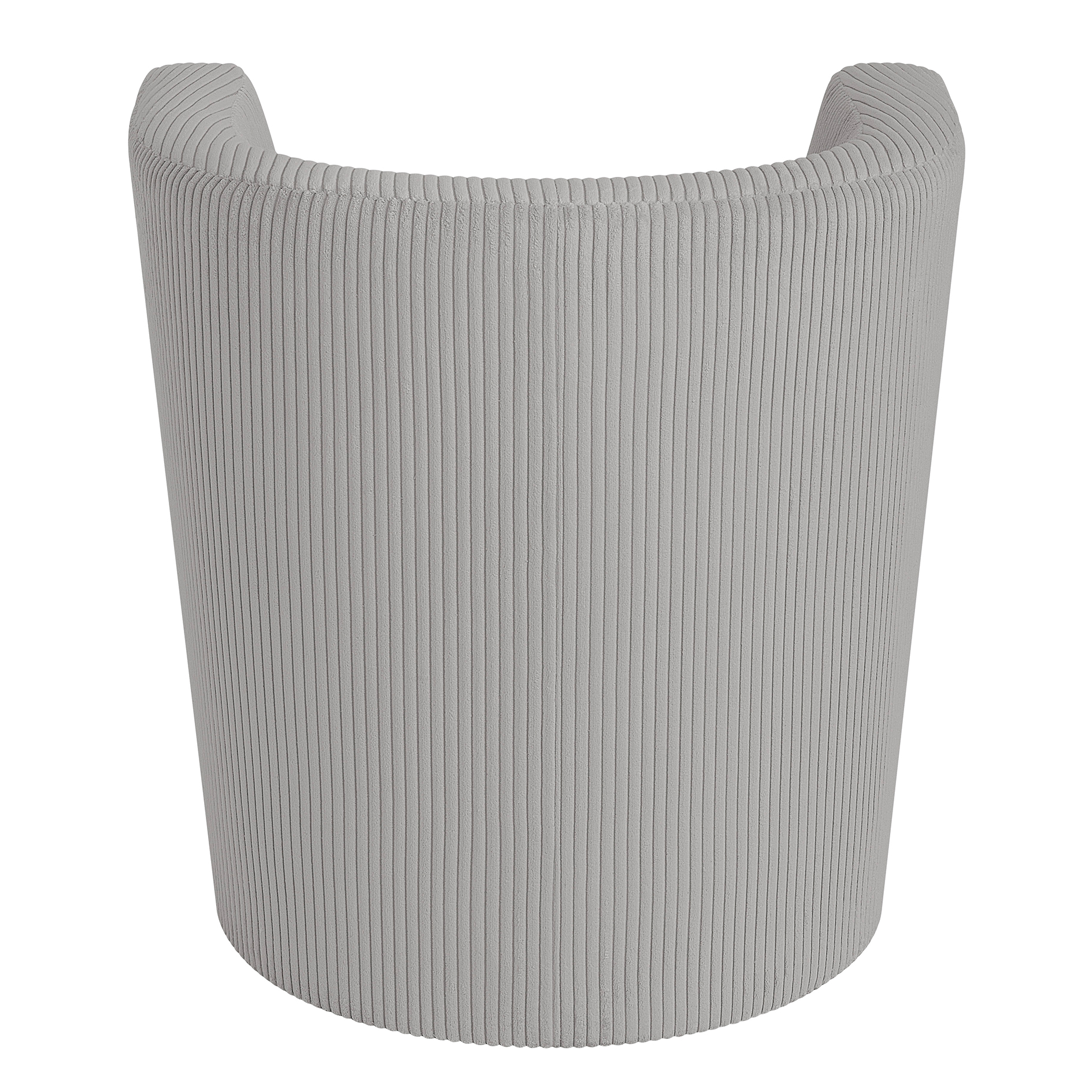 Cocktailsessel - hellgrau - Cord - 76 cm hoch
