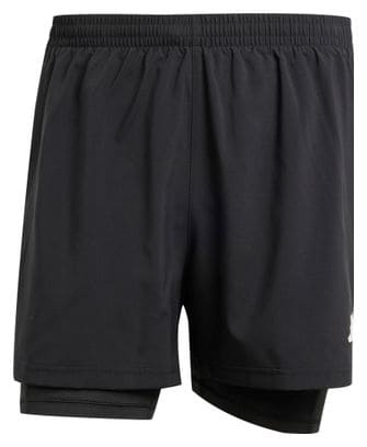 Short 2-en-1 adidas Own The Run Climacool 7in Noir Homme