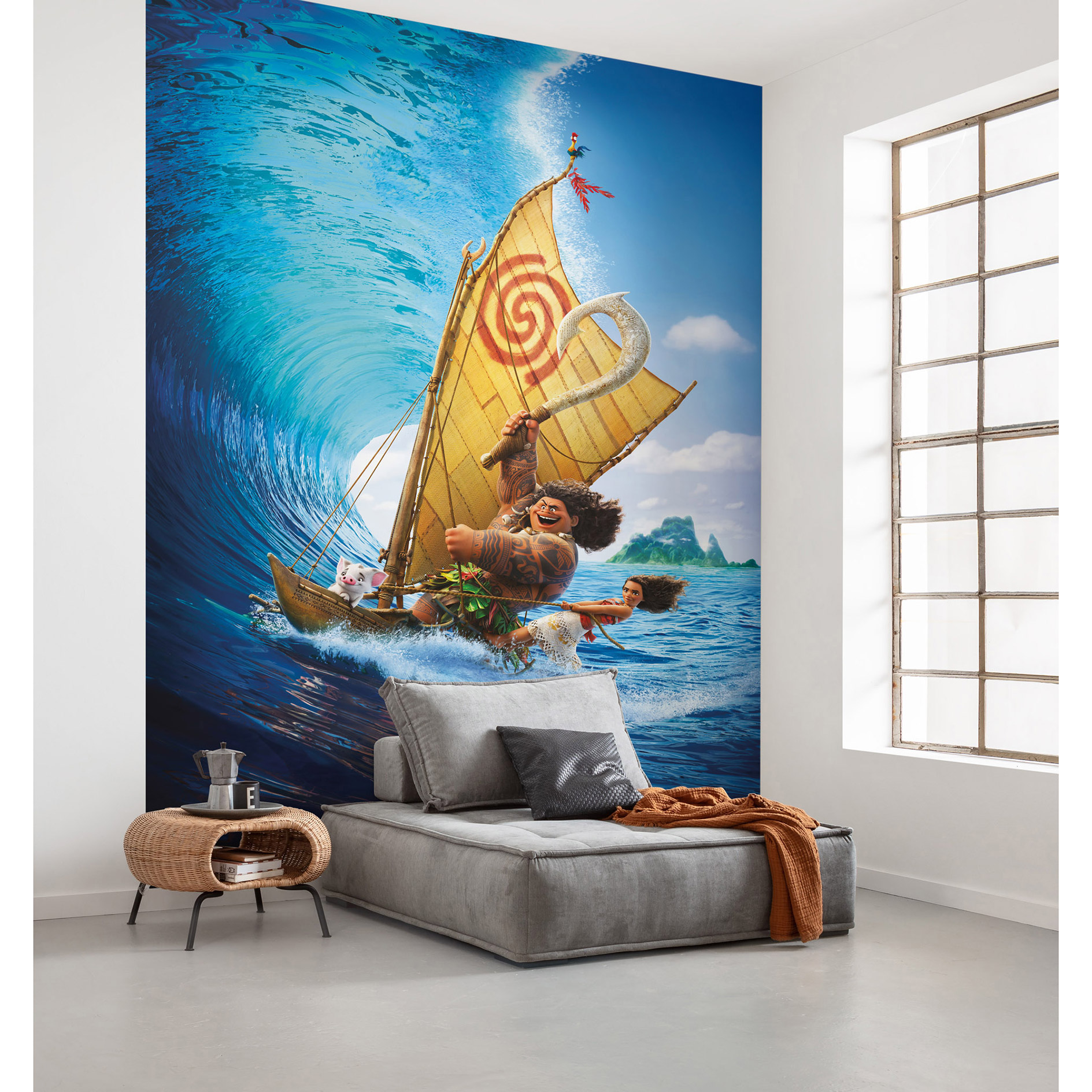Vlies Fototapete MOANA RIDE THE WAVE - bunt - 200x280 cm