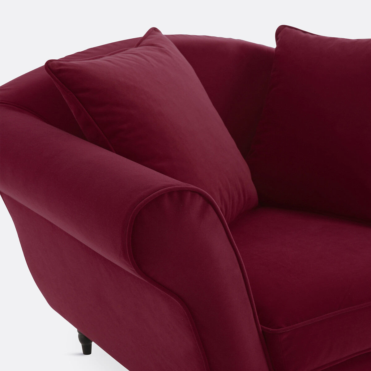 SO'HOME<br>Poltrona em fluweel, Batom