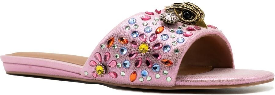 Kurt Geiger London Kensington Flat Sandal Slippers Dames Roze