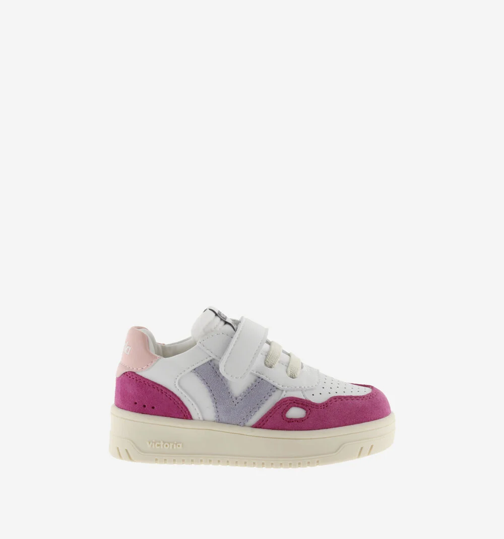SEUL BRIDE CUIR FENDU MULTICOLOREFUCSIA
