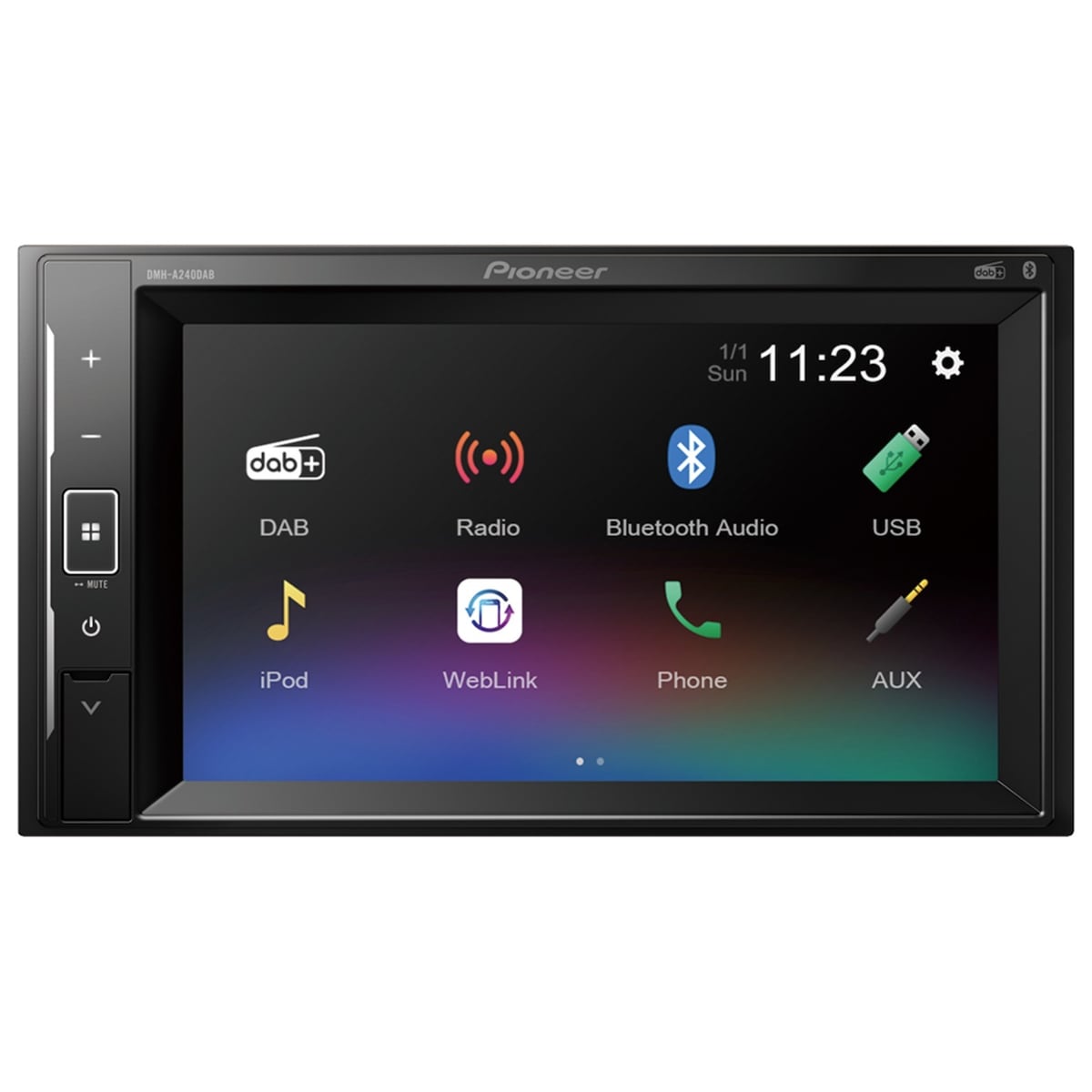 Pioneer DMH-A240DAB Multimedieavspiller-  Bluetooth / DAB +