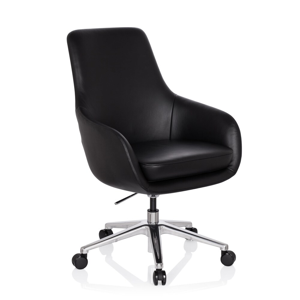 Profi Chefsessel BARENO Leder mit Armlehnen hjh OFFICE