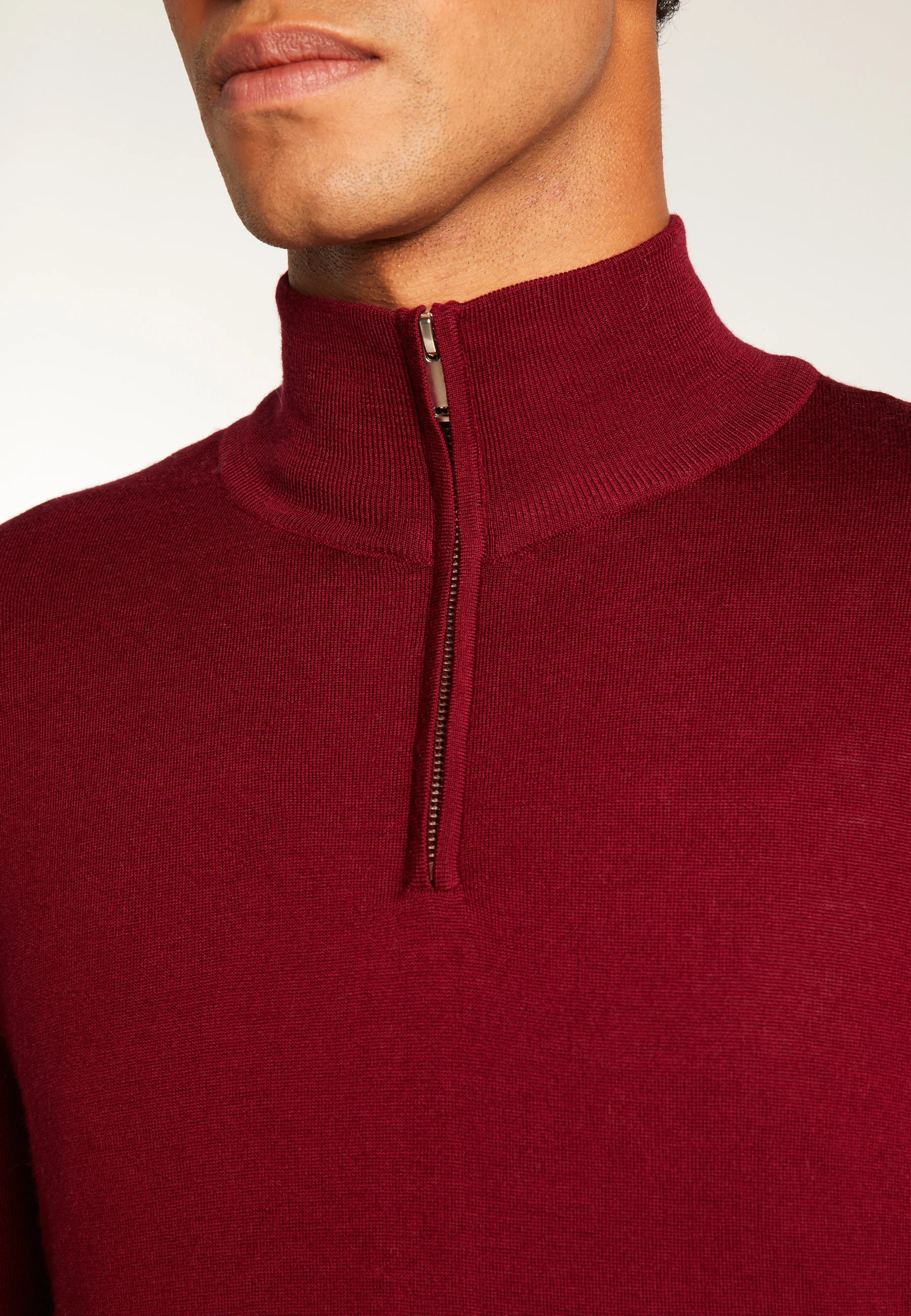 RYANAH24 - Pull camionneur laine mérinos | Rouge