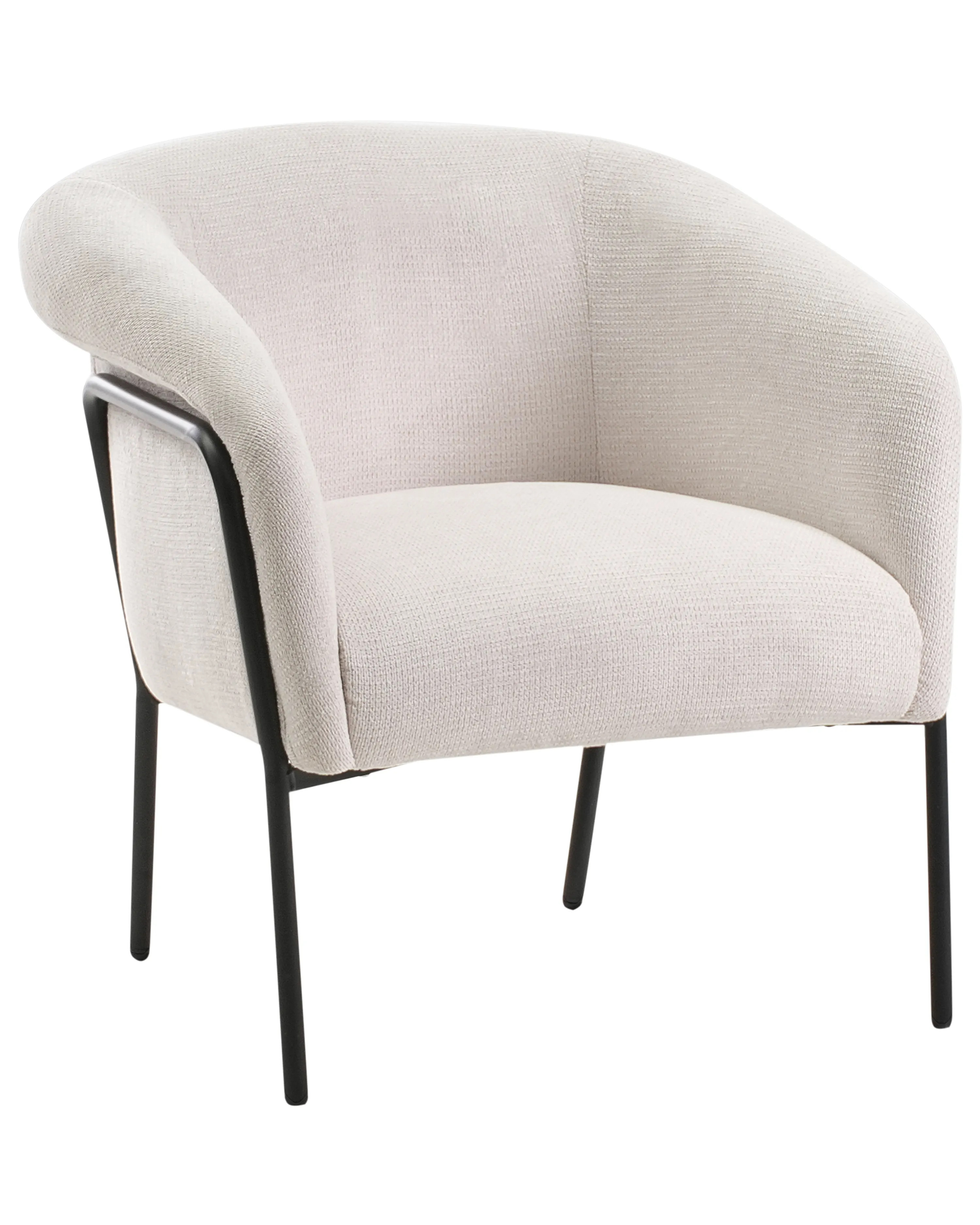 Fauteuil KROSSEN Stof Lichtbeige
