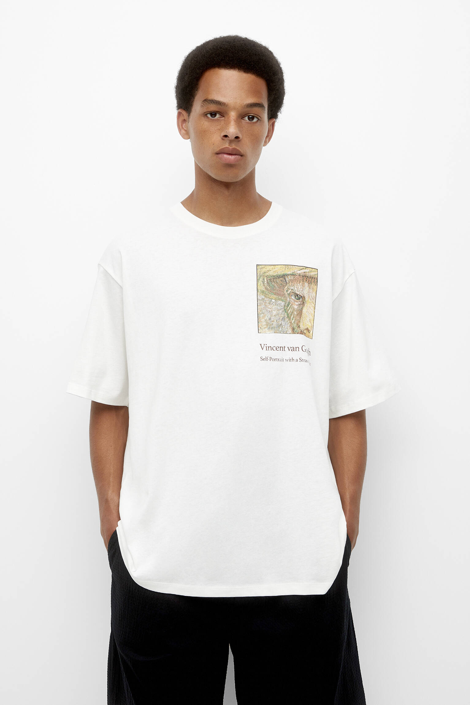 CAMISETA COM ESTAMPA DE VINCENT VAN GOGH - OFF WHITE