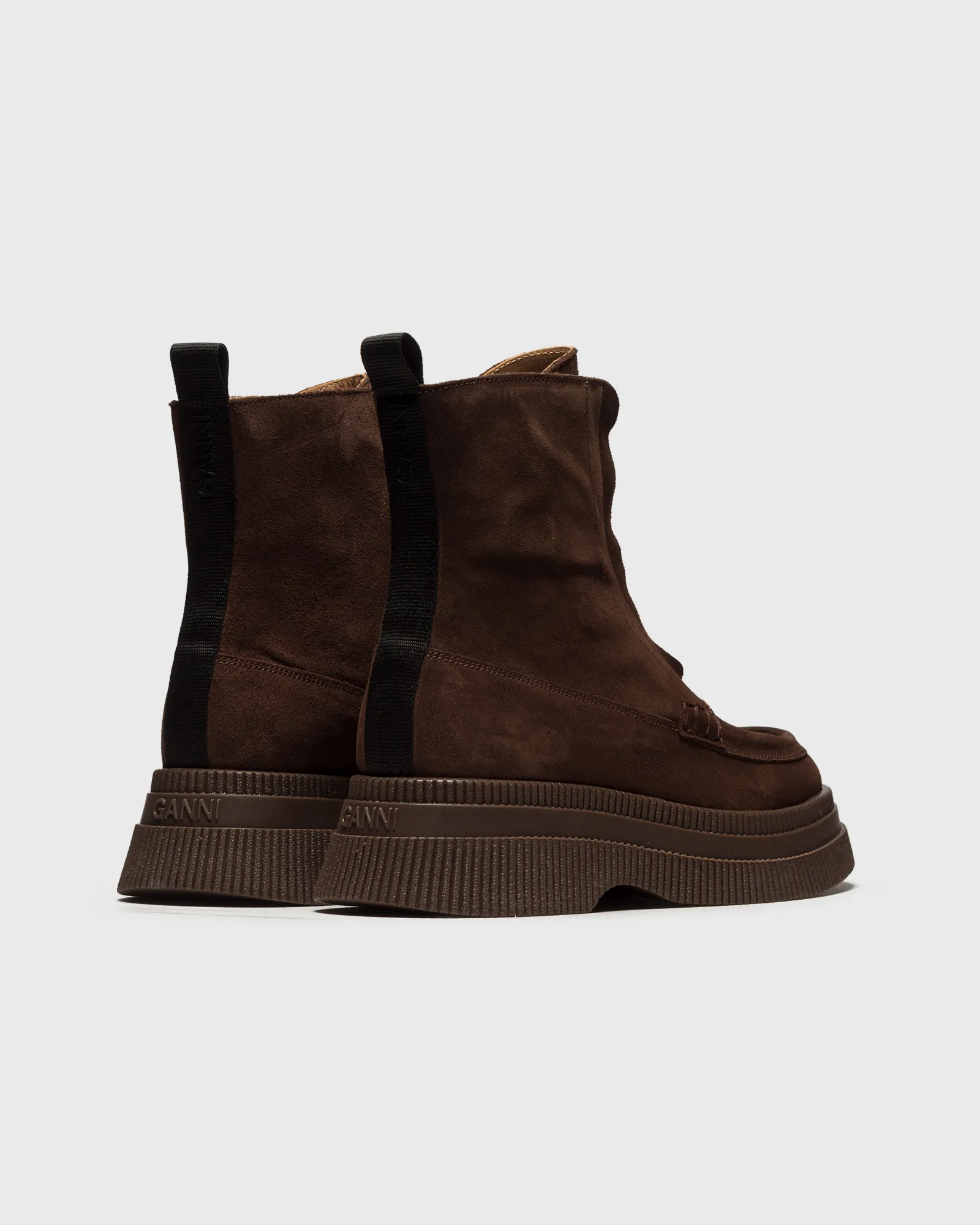 Ganni Creepers Wallaby Zip Boot Suede