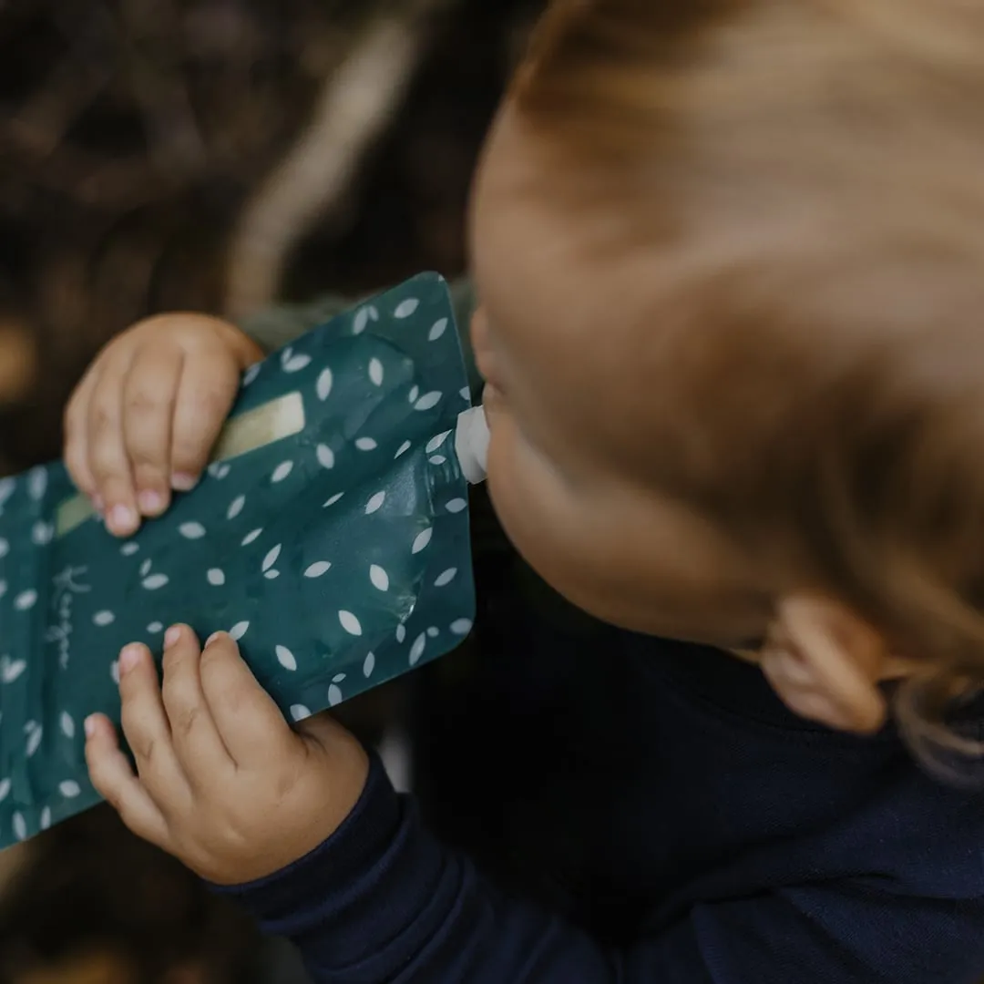 Kangoo et cie Pochettes à compote réutilisables Boho 6x (4oz)