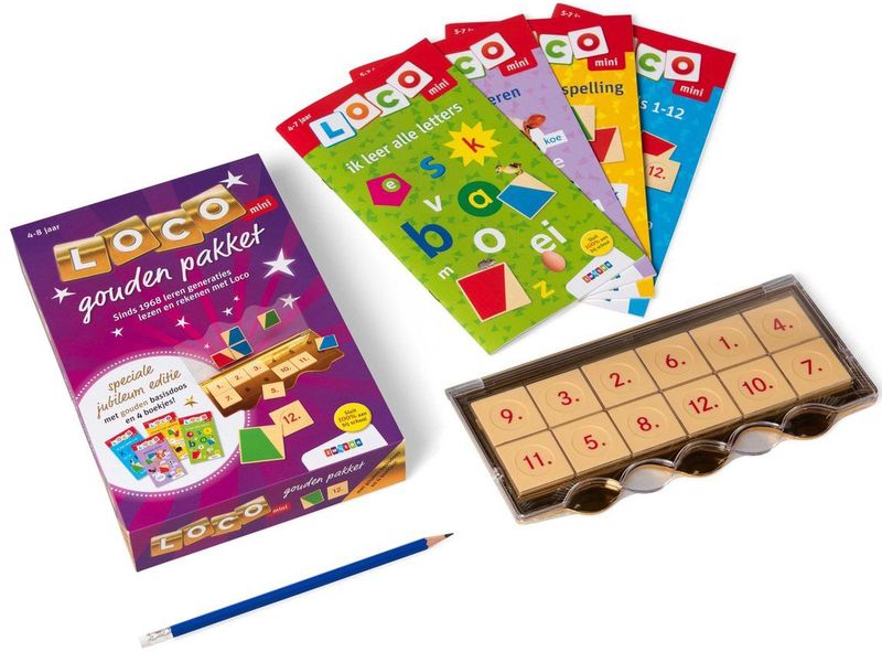 Loco Mini - Gouden Pakket - Gelimiteerde Jubileum Editie - 4 Oefenboekjes