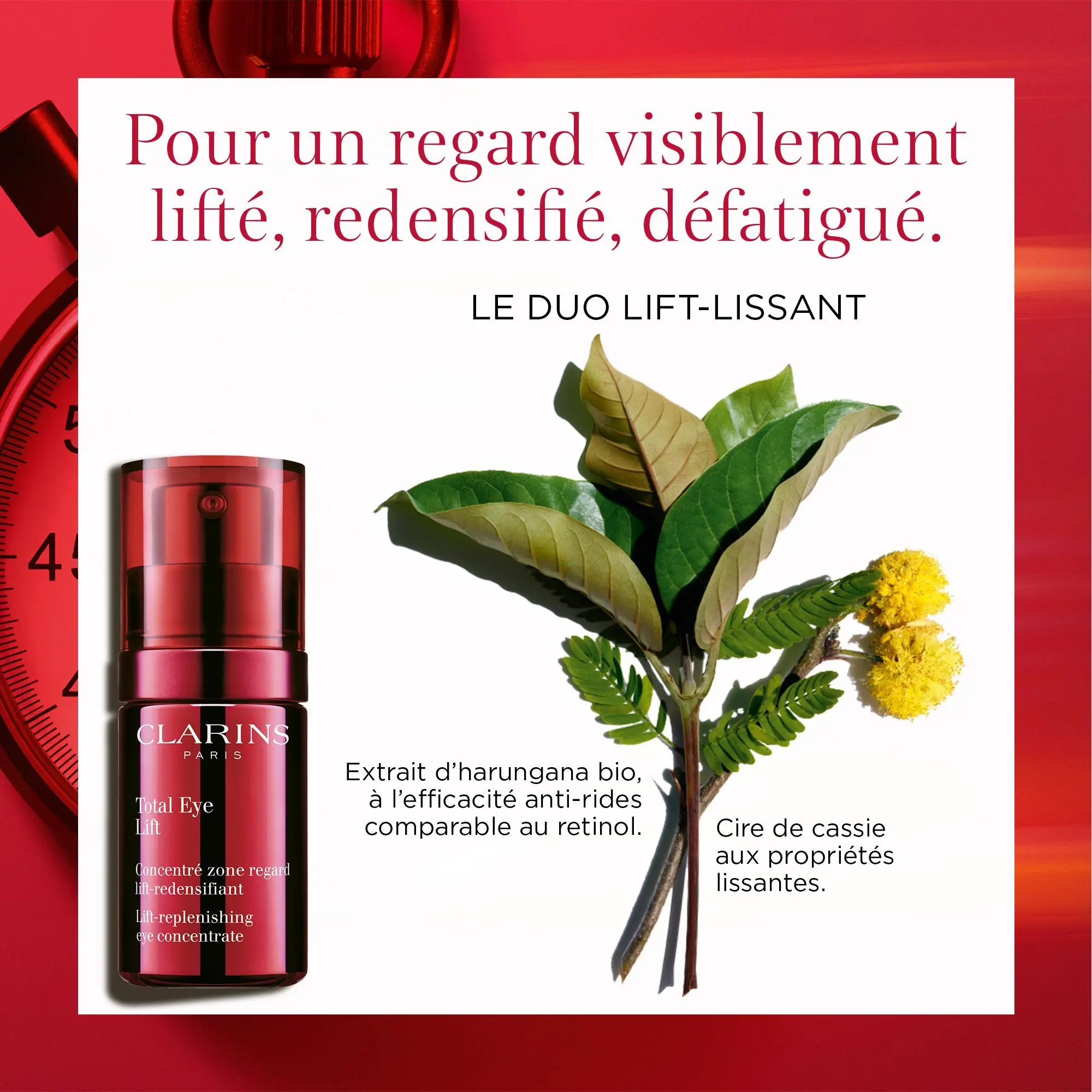 Clarins - Total Eye Lift Contour des yeux anti-âge anti-rides- Contour des yeux et lèvres