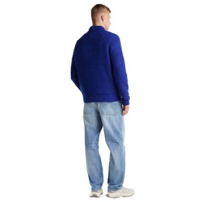Pull homme Tjm Reg 1/4 Zip Raglan Badge TOMMY HILFIGER