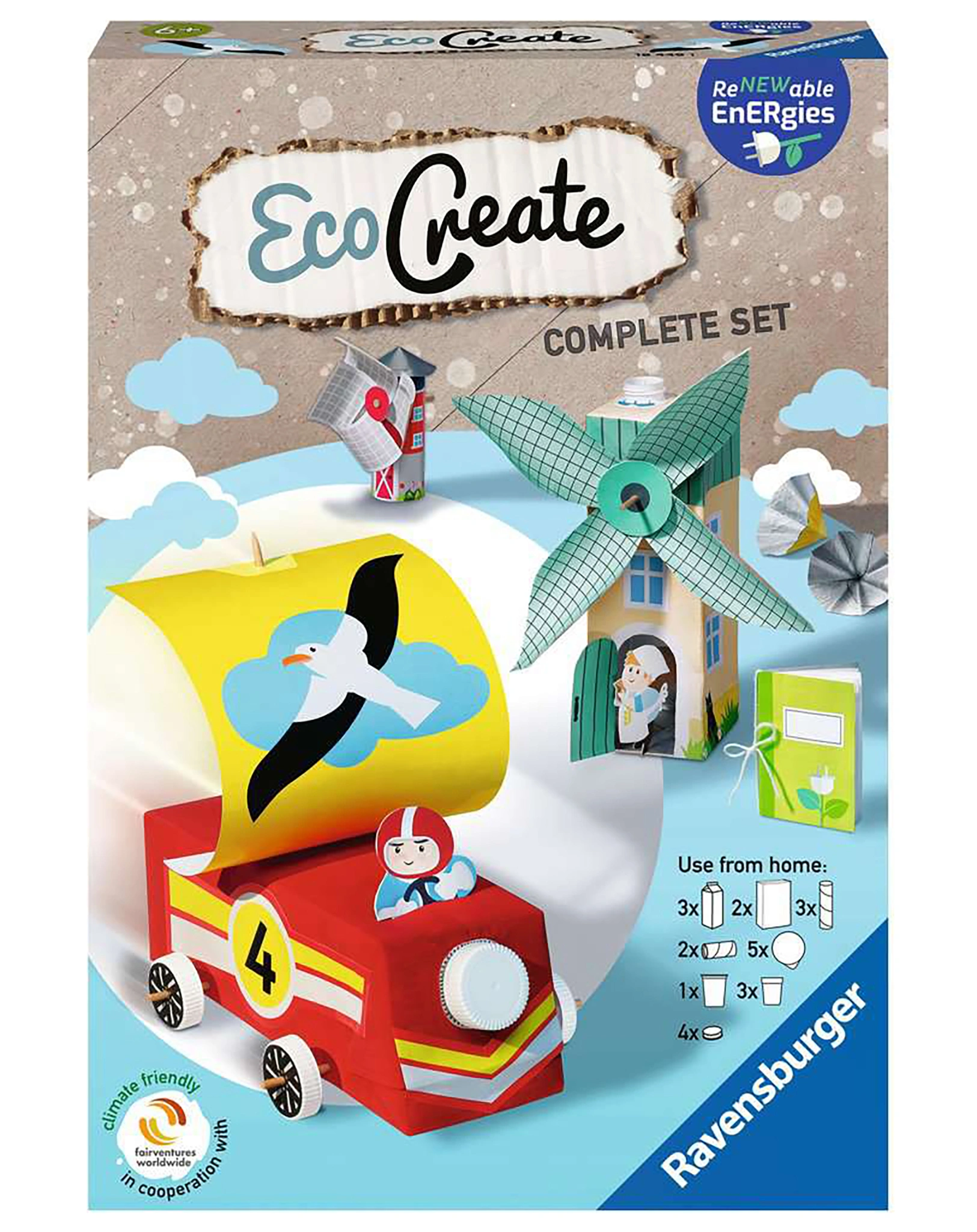 Bastel-Set ECO CREATE  RENEWABLE ENERGIES in bunt