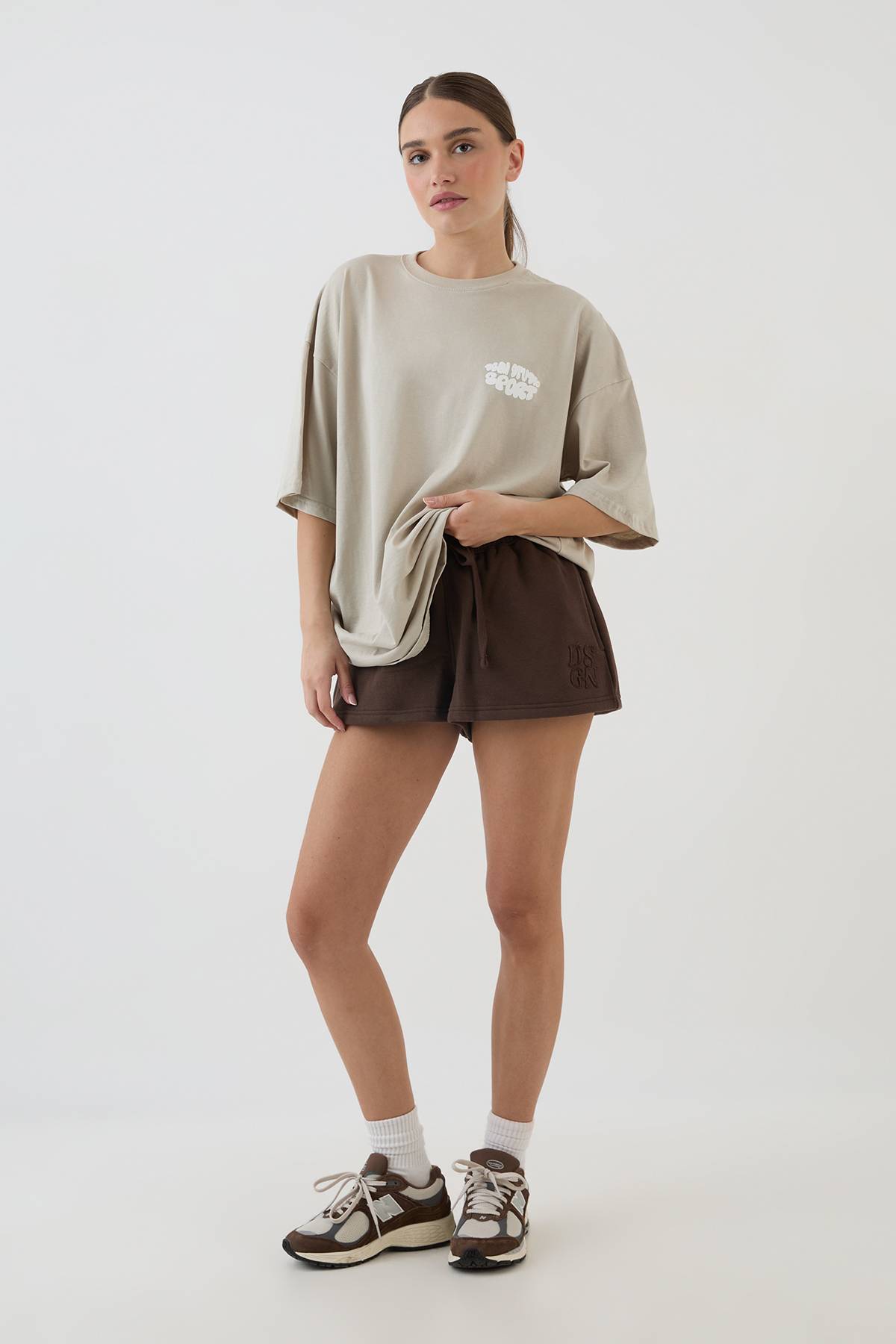 T-shirt Oversize Imprimé Bulles Sport Dsgn Studio